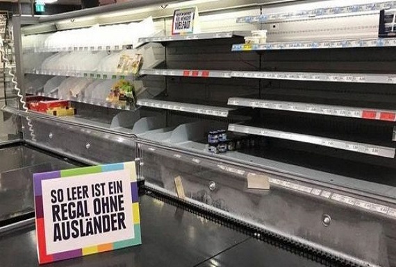 اقدام فروشگاه آلمانی علیه نژادپرستی